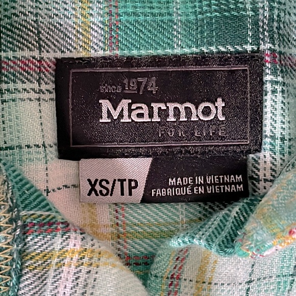 MARMOT➕Plaid Flannel Shirt - Picture 4 of 6